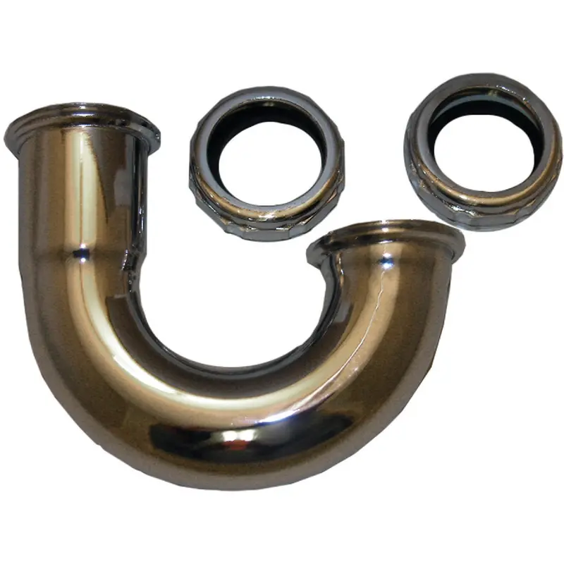 Lasco Chrome-Plated J-Bend Shower Arm – 1-1/4 Inch Diameter 1