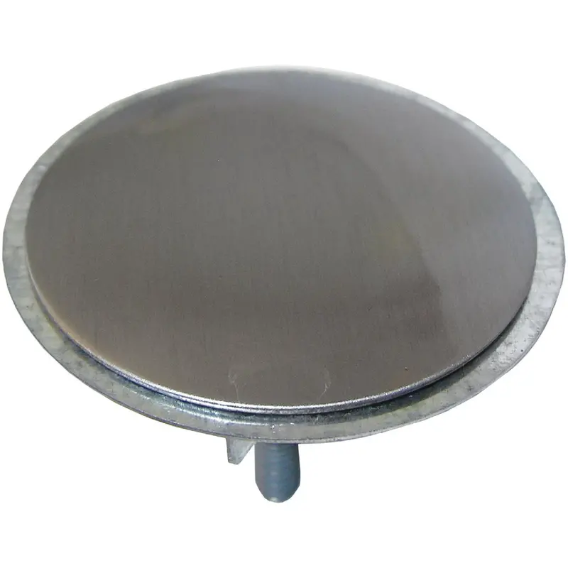 Lasco Satin Nickel Faucet Hole Cover – 2-Inch Round Decorative Trim Plate 1