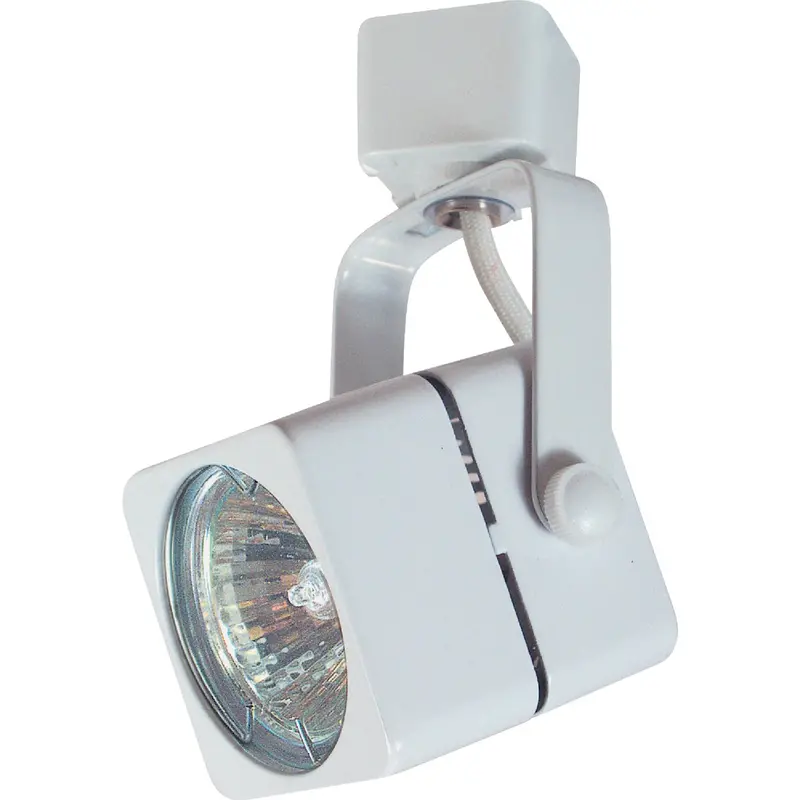 Liteline Mr16 Track Light Fixture – White Gu10 Halogen, Single-Bulb Design 1