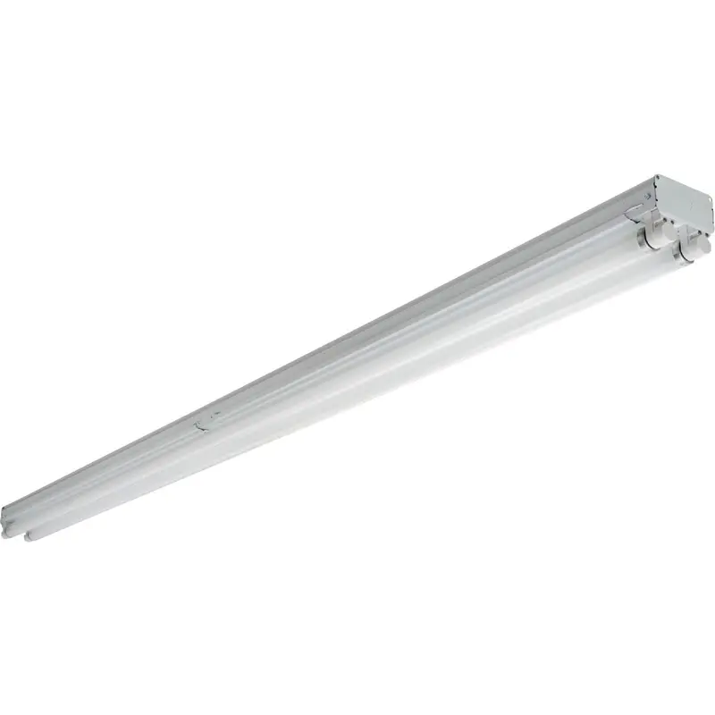 Lithonia 8-Foot T8 Fluorescent Strip Light Fixture – 2-Bulb Electronic Ballast 1