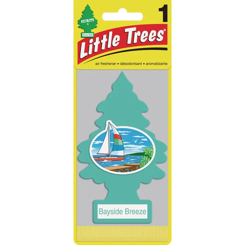 Little Trees Air Freshener – Bayside Breeze Scented Hanging Car Deodorizer 1