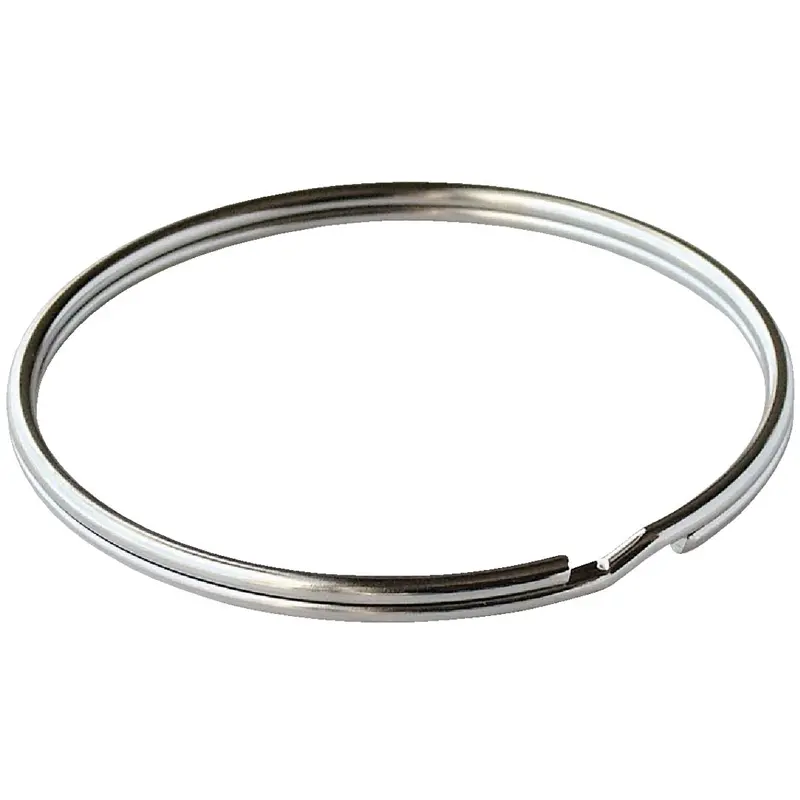 Lucky Line Nickel-Plated Key Rings – Tempered Steel, 5/8 In. Diameter, 100-Pack 1