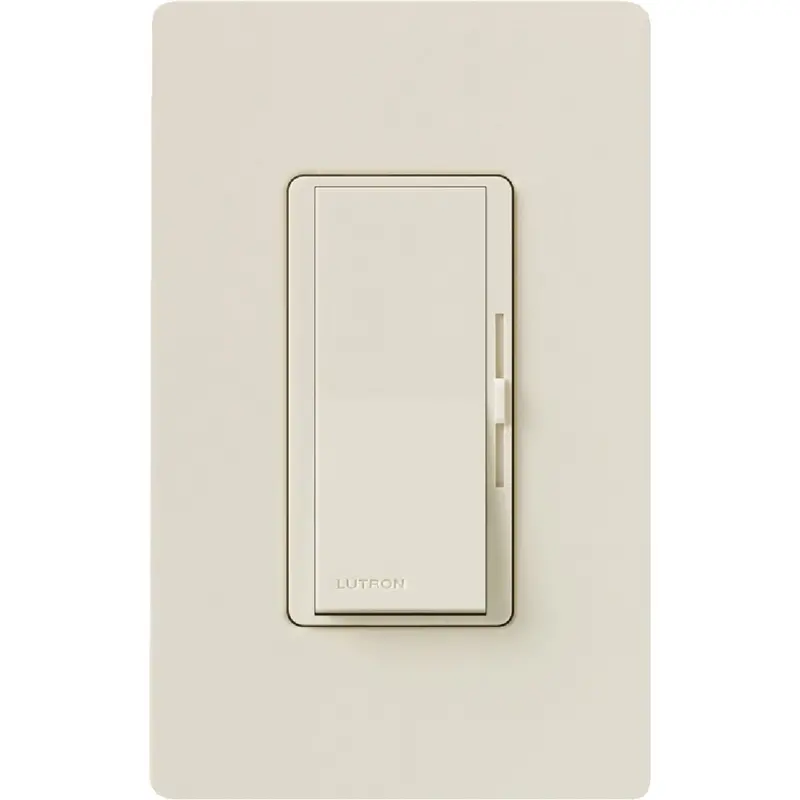 Lutron Diva Almond Slide Dimmer Switch – Compatible With Led, Cfl, Halogen & Incandescent Bulbs 1