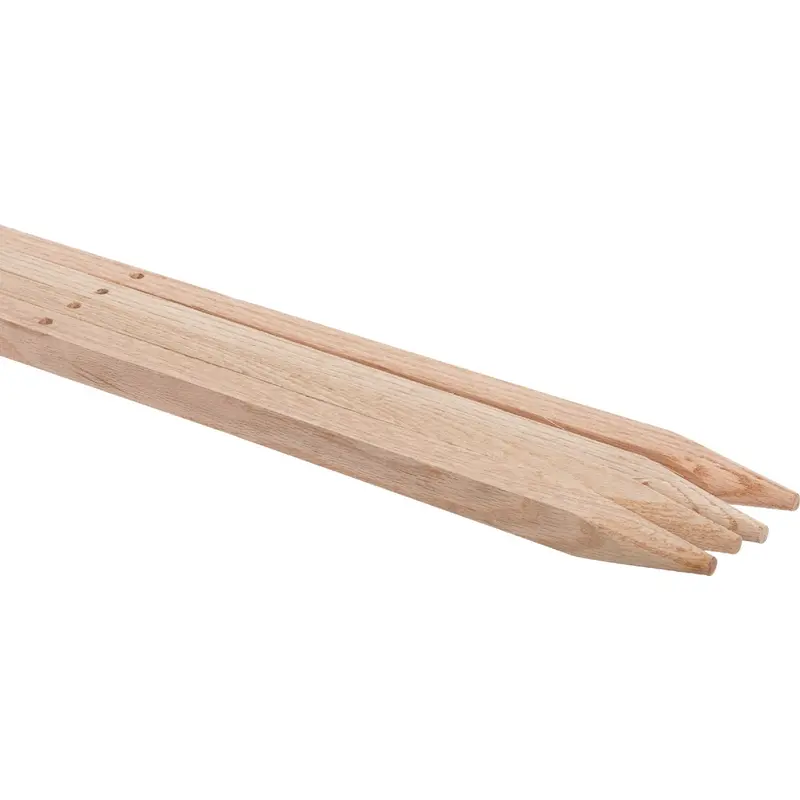 Madison Mill Oak Plant Stakes – 48 In. Natural Wood, 4-Pack For Support & Training 1