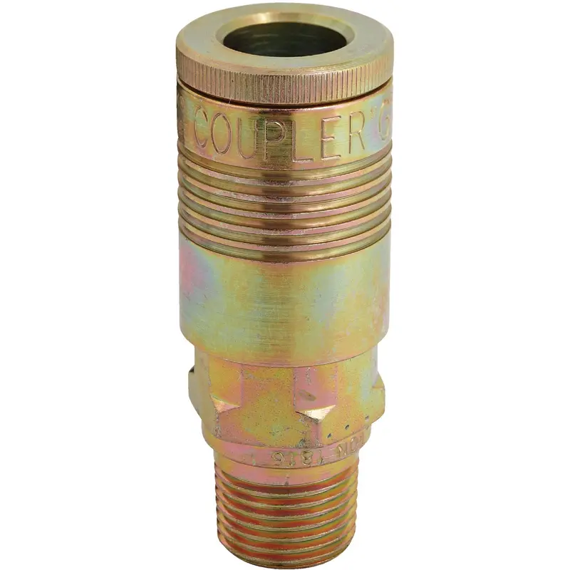 Milton 1/2-Inch Mnpt Steel Coupler For Air Compressor And Industrial Applications 1