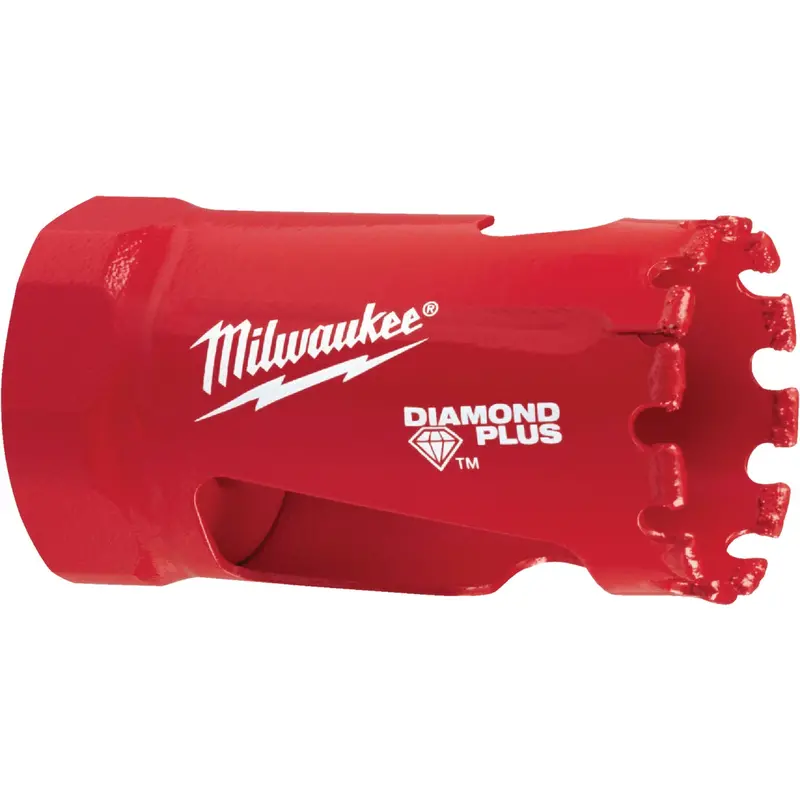 Milwaukee Diamond Plus 1-1/8-Inch Hole Saw With Diamond Grit Cutting Edge 1