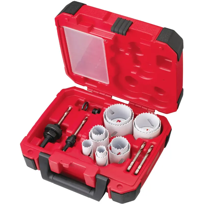 Milwaukee Ice-Hardened Bi-Metal Hole Saw Set – 15-Piece General Purpose Kit 1