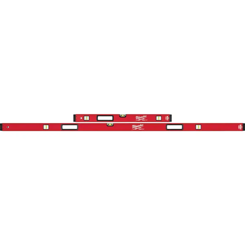 Milwaukee Redstick Aluminum Box Level Set – 78-Inch And 32-Inch 1