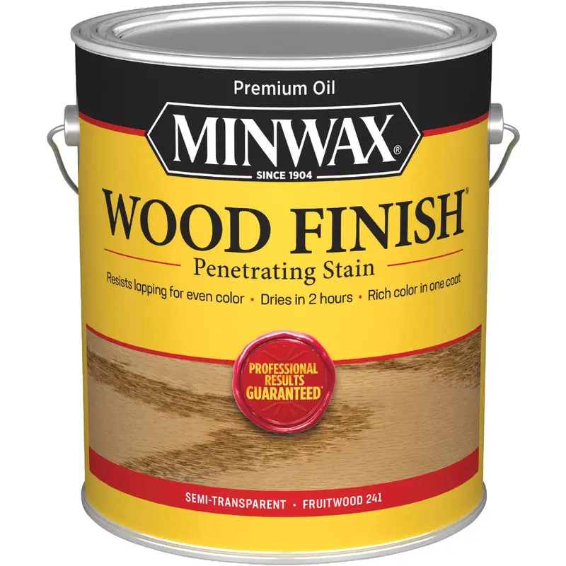 Minwax Wood Finish Penetrating Stain – Fruitwood, 1-Gallon Can 1