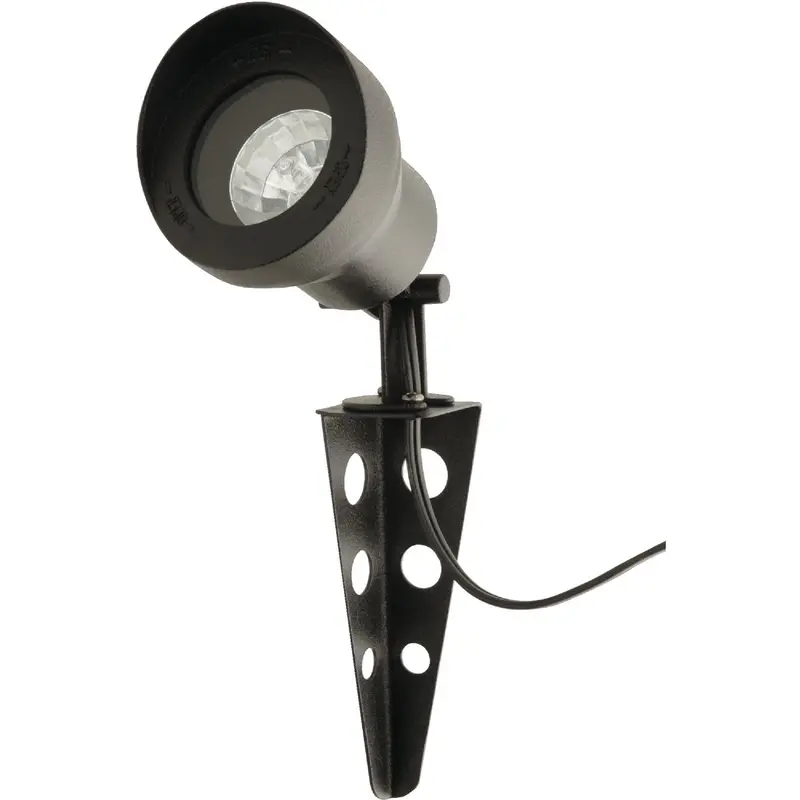 Moonrays Halogen Landscape Stake Light – Black Finish, Outdoor Accent Lighting 1