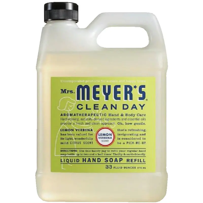 Mrs. Meyer’S Clean Day Lemon Hand Soap Refill – 33 Oz. Natural Liquid Formula 1