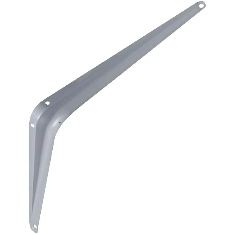 National 211 Steel Shelf Bracket – 8-Inch Depth, 10-Inch Height, Gray Powder-Coated Finish 1