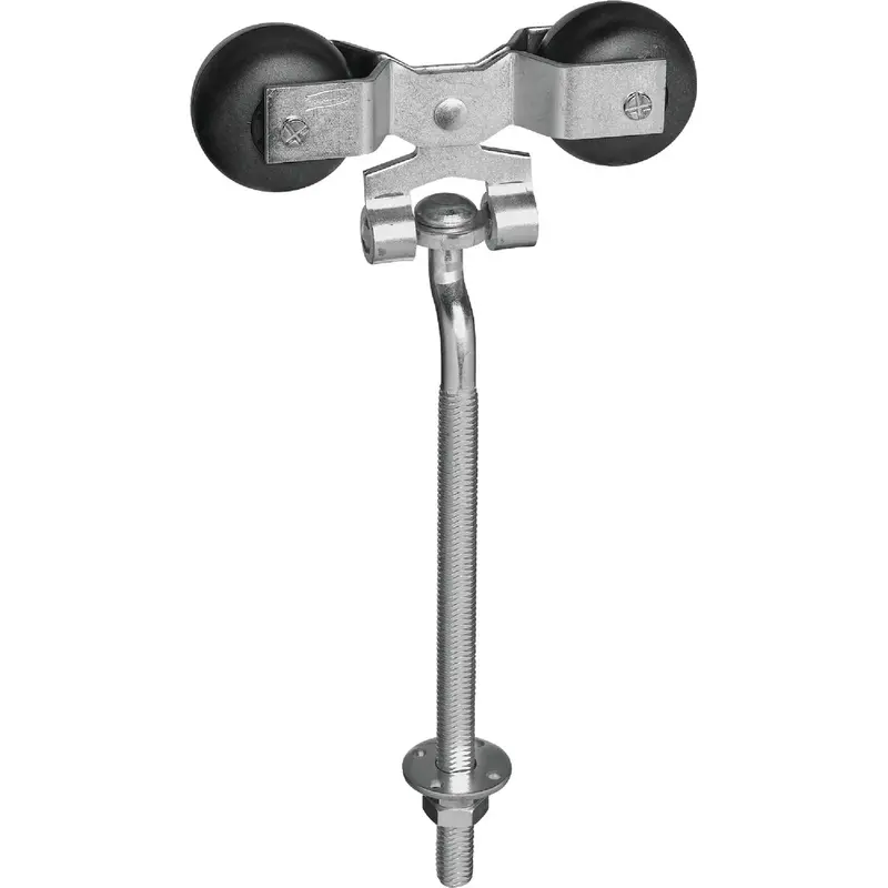 National 5302 Zinc-Plated Offset Bolt Hanger For Round Barn Door Rails 1