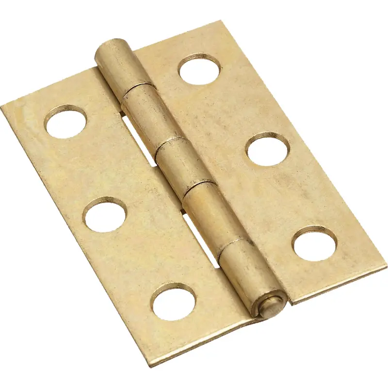 National Brass Tight-Pin Narrow Door Hinge – 2-1/2-Inch Size (2-Pack) 1
