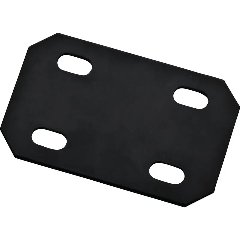 National Catalog Heavy-Duty Mending Plate – 4.7" X 3", Black Powder-Coated Steel 1