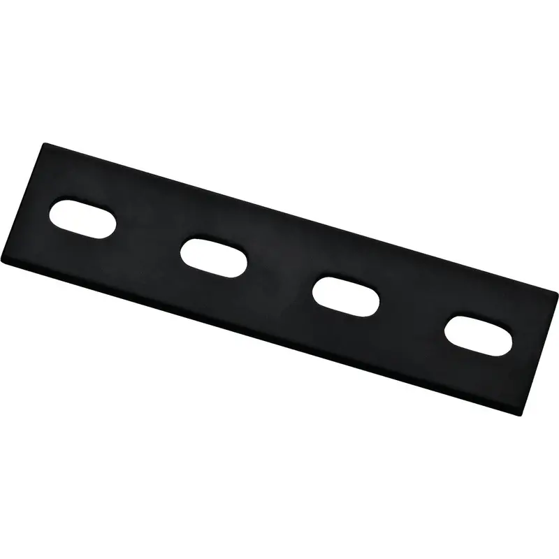 National Heavy-Duty Mending Plate – 6" X 1-1/2", Black Zinc-Coated Steel 1