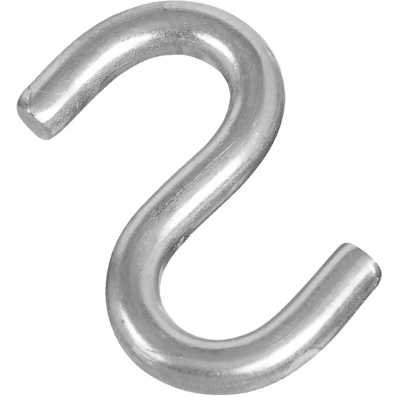 National Stainless Steel Open S-Hook – 2-Inch Heavy-Duty Hook For Industrial Use 1