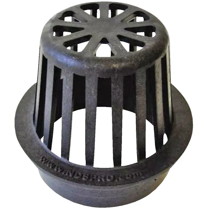 Nds Atrium Drain Grate – 4-Inch Black Structural Foam Polyethylene 1