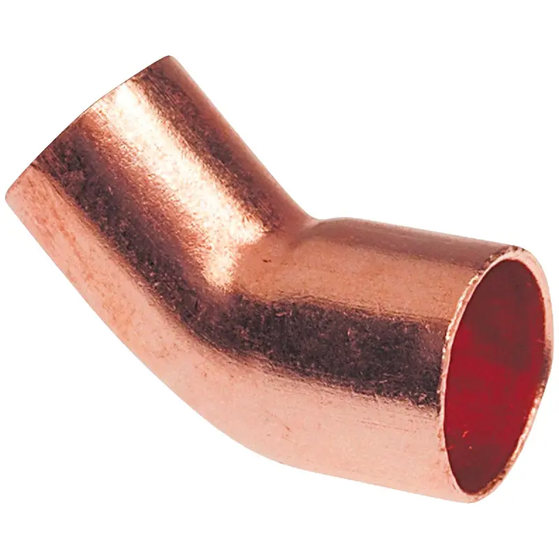 Nibco 3/4-Inch Copper 45-Degree Street Elbow – 1/8 Bend For Plumbing Installations 1