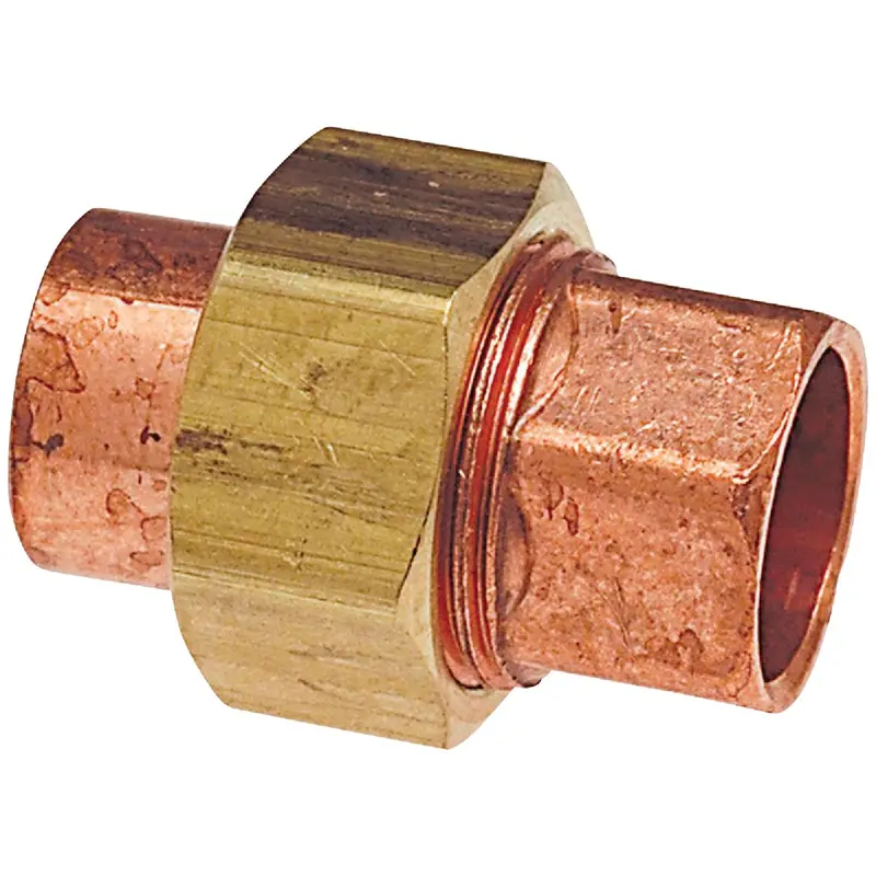 Nibco Copper Solder-Joint Union – 1/2-Inch C X C Compression-Compatible Fitting 1