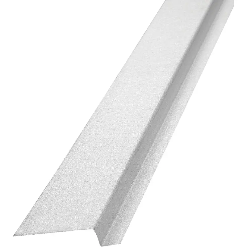 Norwesco Galvanized Z-Style Flashing – 3/8-Inch × 1/2-Inch × 2-1/8-Inch × 10-Foot Ply Edge Roofing Flashing 1