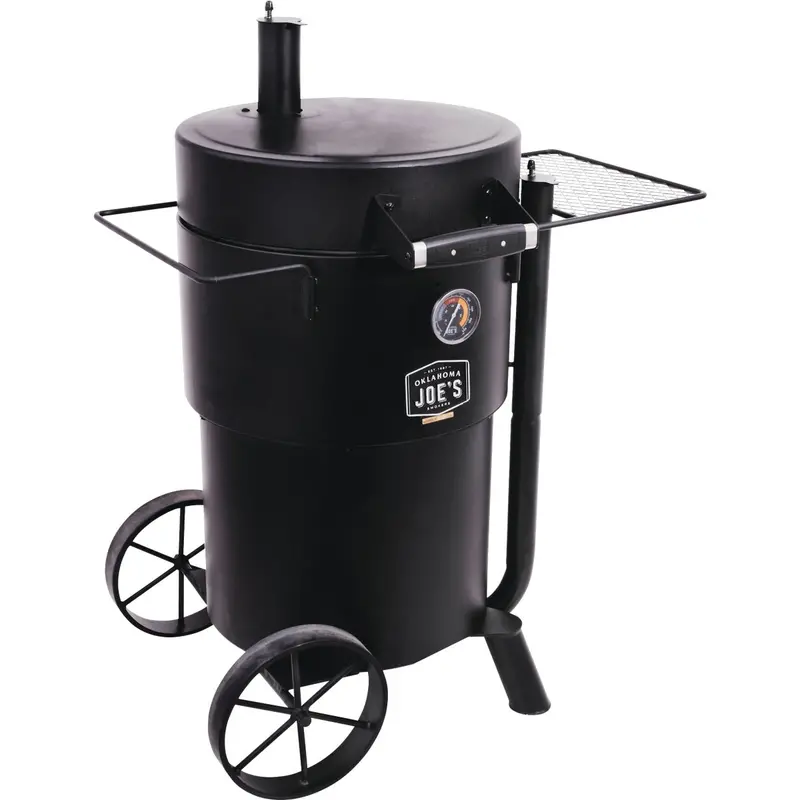 Oklahoma Joe'S Bronco 18.5-Inch Drum Smoker – 284 Sq. In. Cooking Surface 1
