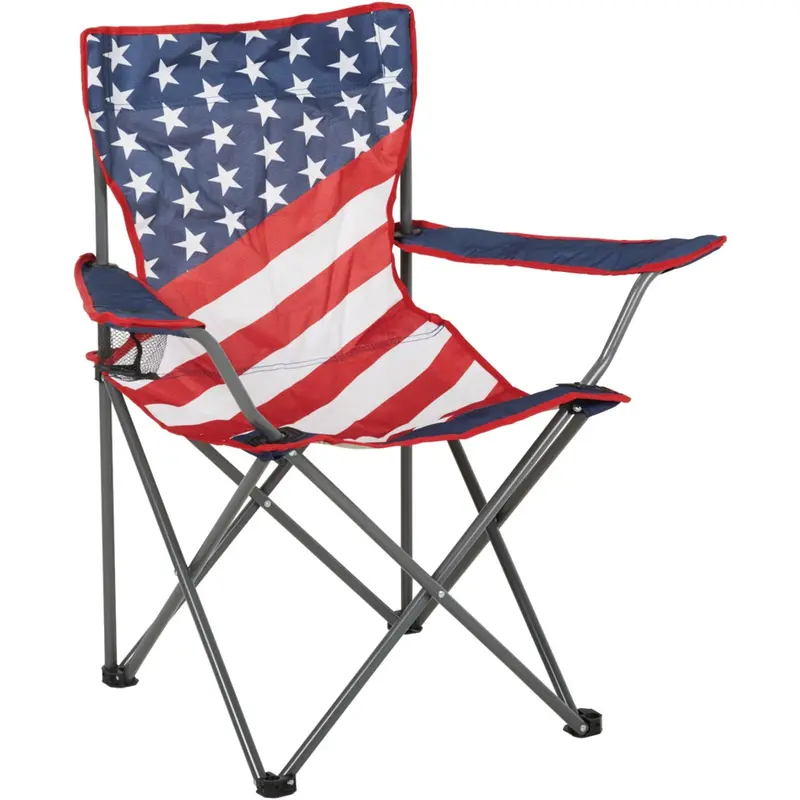 Outdoor Expressions Americana-Style Folding Camp Chair 1