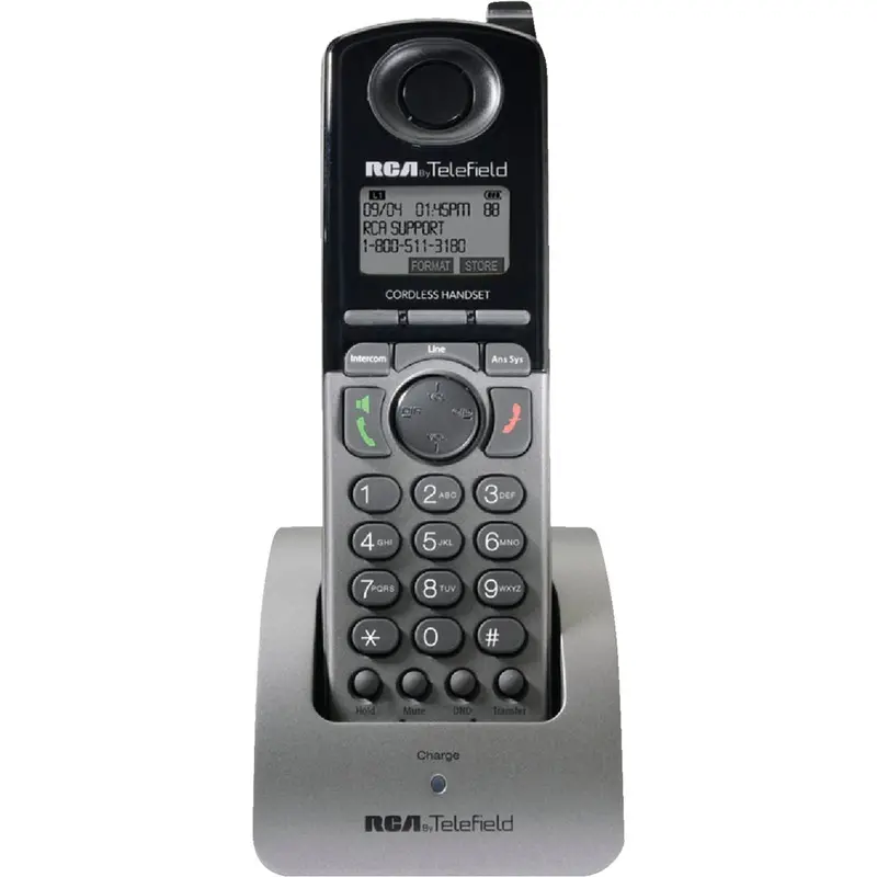 Rca Unison Dect 6.0 Expansion Handset – Black Cordless Phone Compatible With 4-Line Systems 1