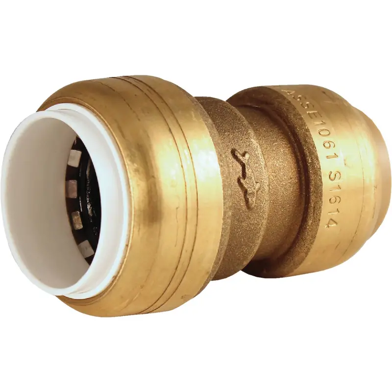 Sharkbite 1/2" Cts To Pvc Push-To-Connect Brass Coupling Fitting 1