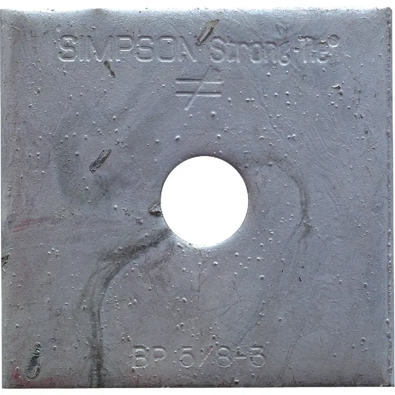 Simpson Strong-Tie Uncoated Steel Bearing Plate – 5/8-Inch By 3-Inch For Structural Support 1