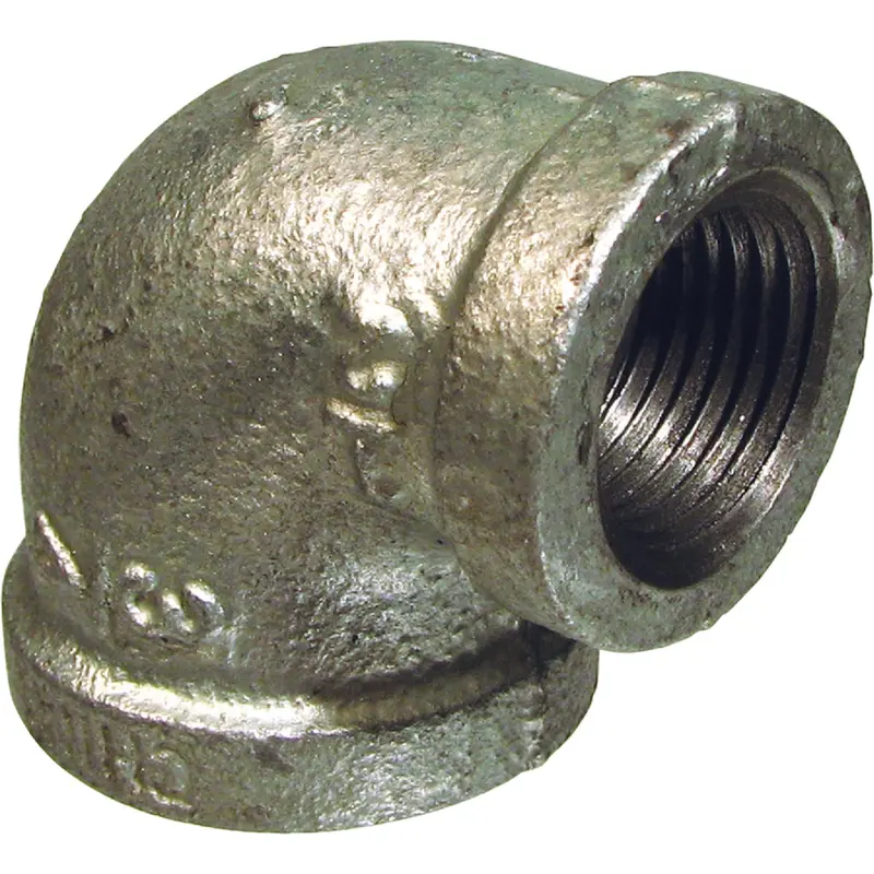 Southland Galvanized Reducing Elbow – 3/8" × 1/4", 90°, 1/4 Bend 1