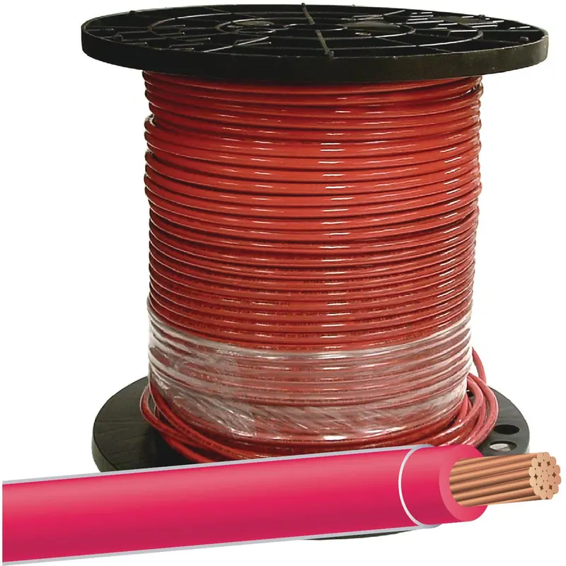 Southwire Thhn Electrical Wire – 12 Awg Stranded Red, 500 Ft Spool 1