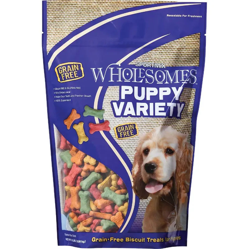 Sportmix Wholesomes Puppy Treats – Variety Biscuit Pack For Young Dogs 1