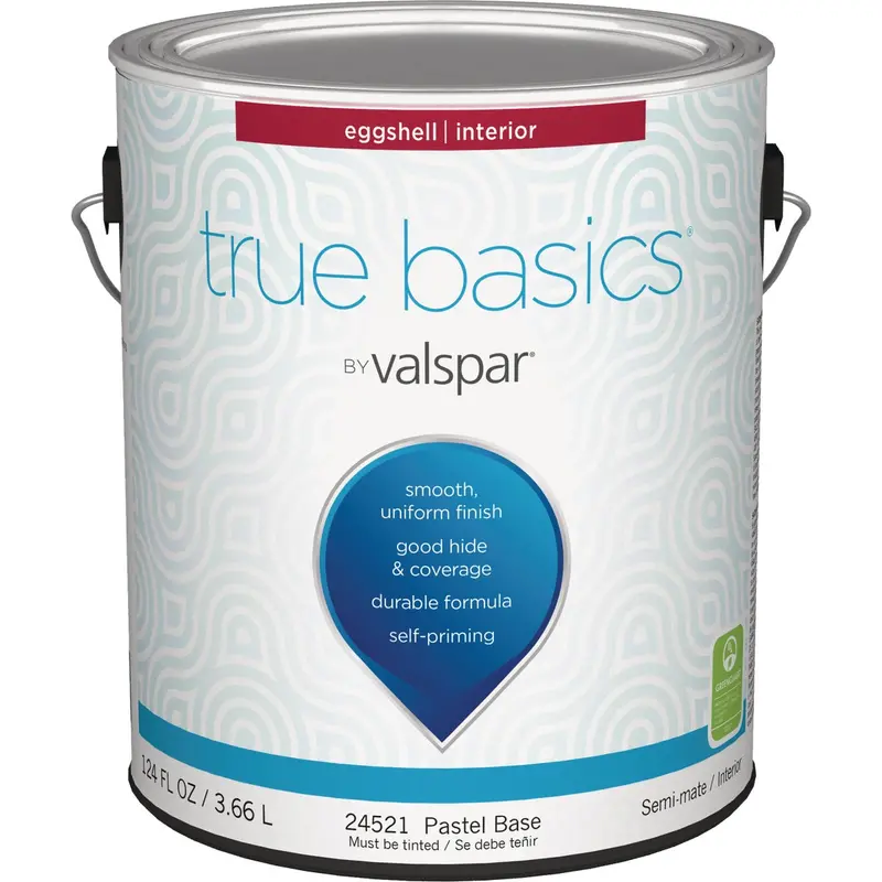 True Basics By Valspar Eggshell Finish Interior Wall Paint – 1-Gallon Pastel Base 1