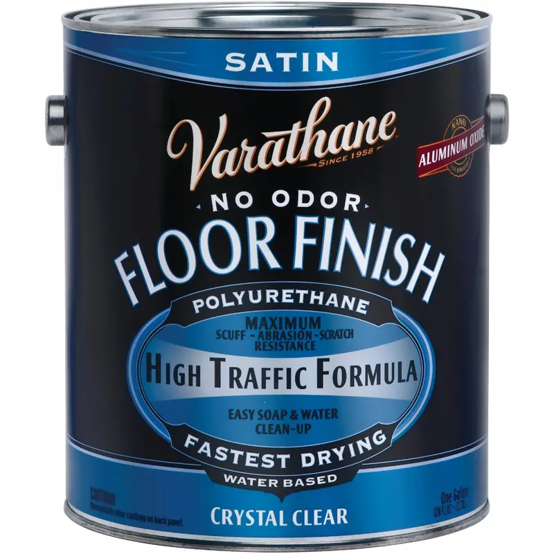 Varathane Diamond Floor Finish – Water-Based Satin Polyurethane, 1-Gallon Can 1