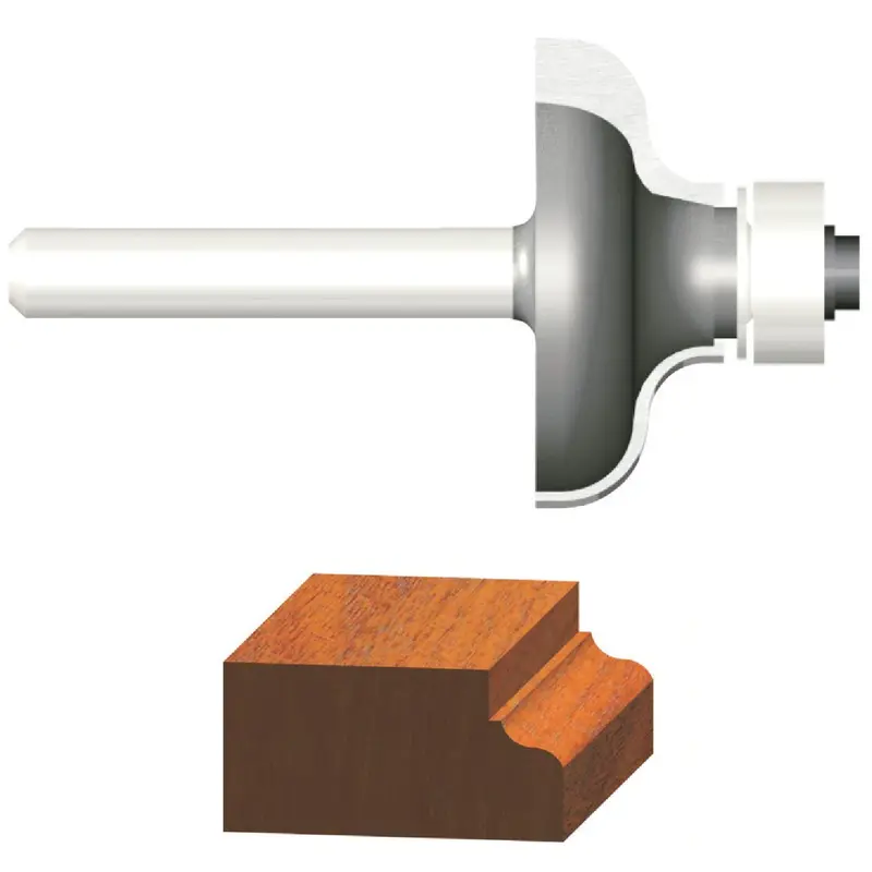 Vermont American Ogee Router Bit – 1/4-Inch Shank, Carbide-Tipped Edge Profiler 1