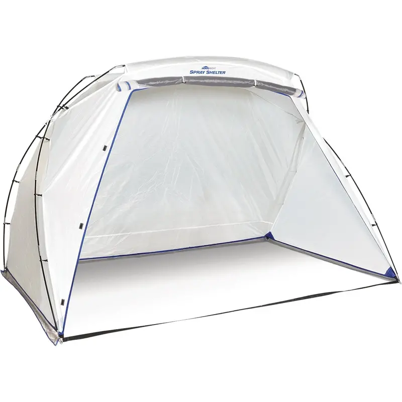 Wagner Portable Spray Shelter – 9-Foot Wide × 5.5-Foot High × 6-Foot Deep Overspray Containment Tent 1
