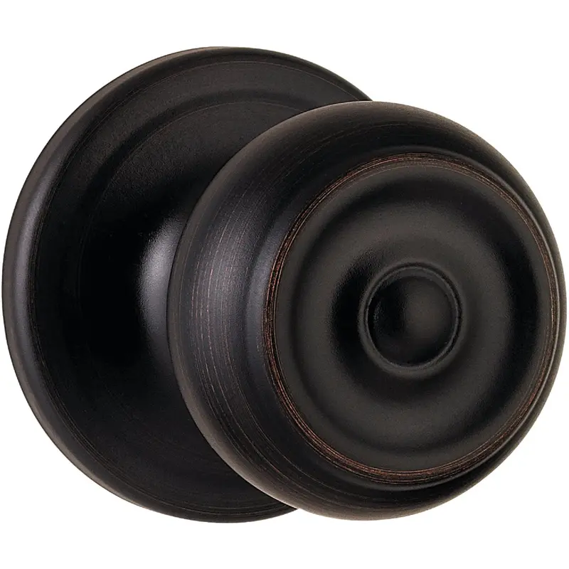 Weiser Venetian Bronze Dummy Door Knob – Non-Functional Interior Hardware 1