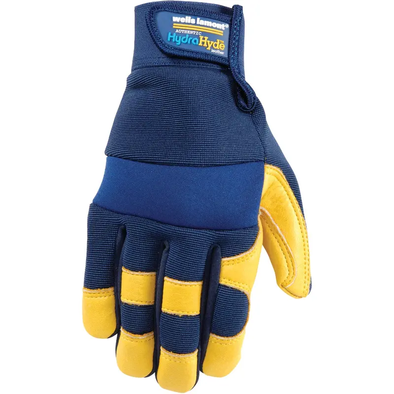 Wells Lamont Hydrahyde Cowhide Work Gloves – Men’S Large, Oil-Resistant Leather 1