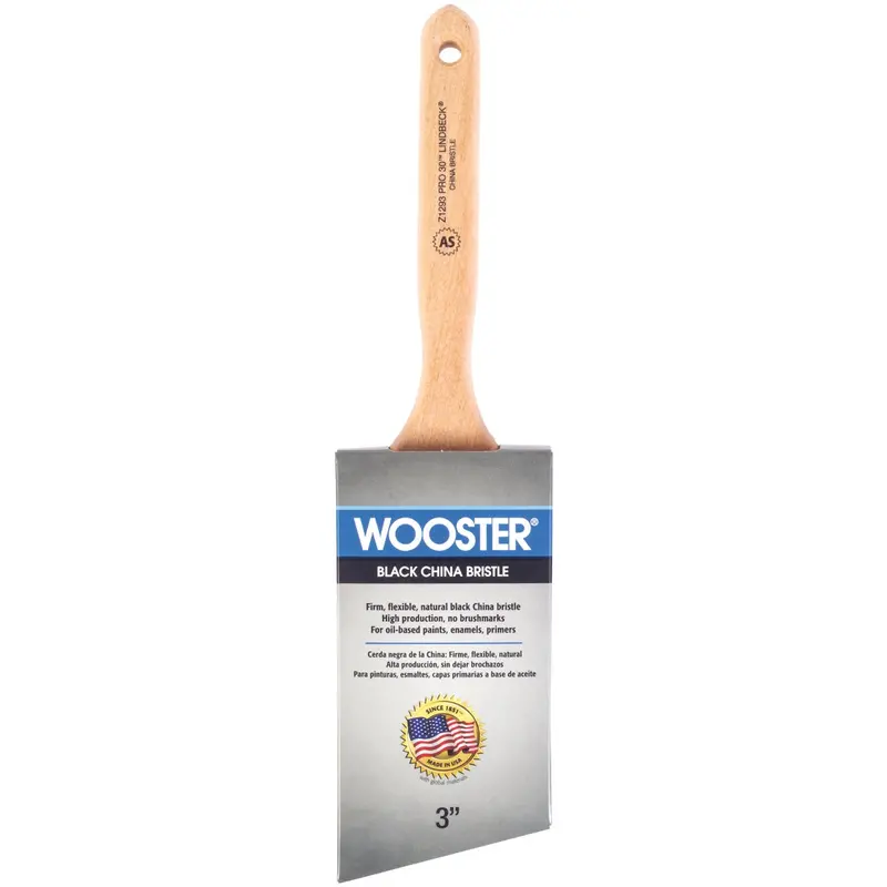 Wooster 30 Pro Lindbeck 3-Inch Angled Sash Paint Brush 1
