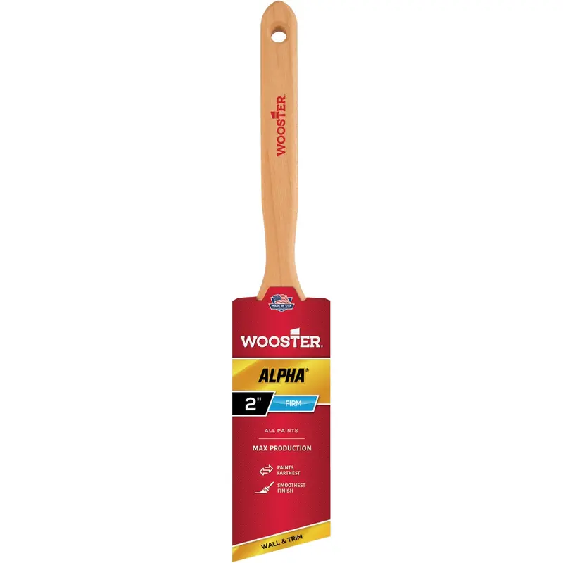 Wooster Alpha Angle Sash Brush – 2-Inch Premium Synthetic Bristle For Precision Painting 1