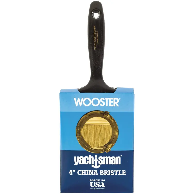 Wooster Yachtsman 4-Inch Flat Varnish Brush – Professional-Grade Bristle Design 1